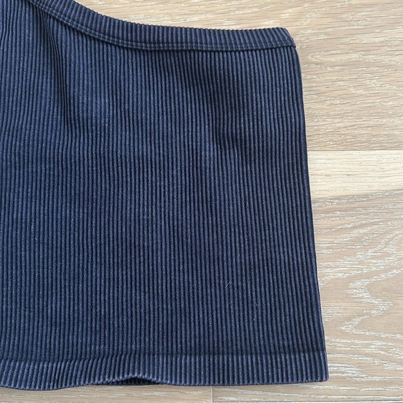 Savvi Women’s One Shoulder Tank Top Ribbed Pickleball Athleisure Brunch Pilates - Picture 10 of 11